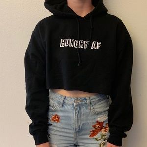 Workout Cropped Hoodie